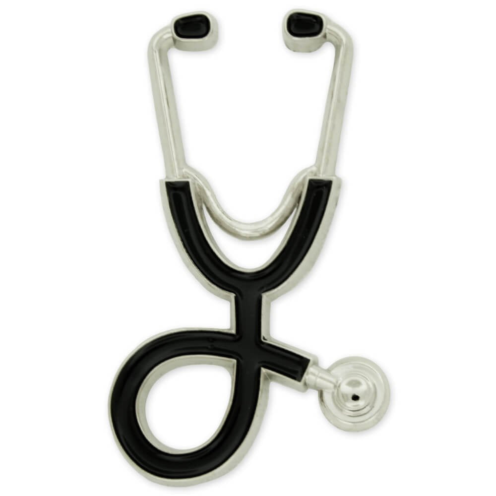 PinMarts Medical Doctor Nurse Stethoscope Enamel Lapel Pin