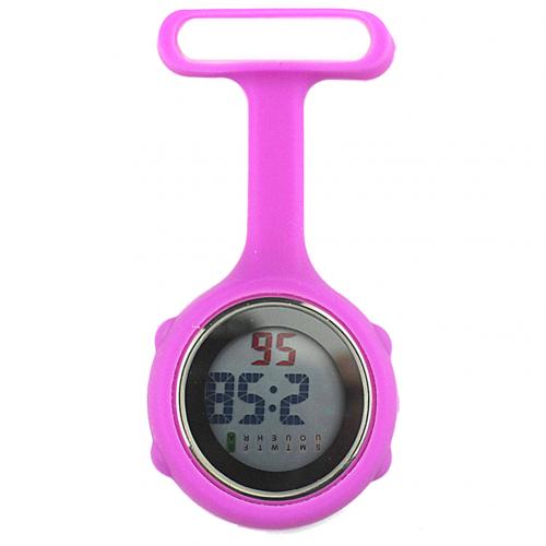 Silent Electronic Luminous Nurse Pocket Watch in Silicone