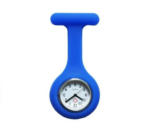 Silicone Nurse Watch with Plastic Pin and Case