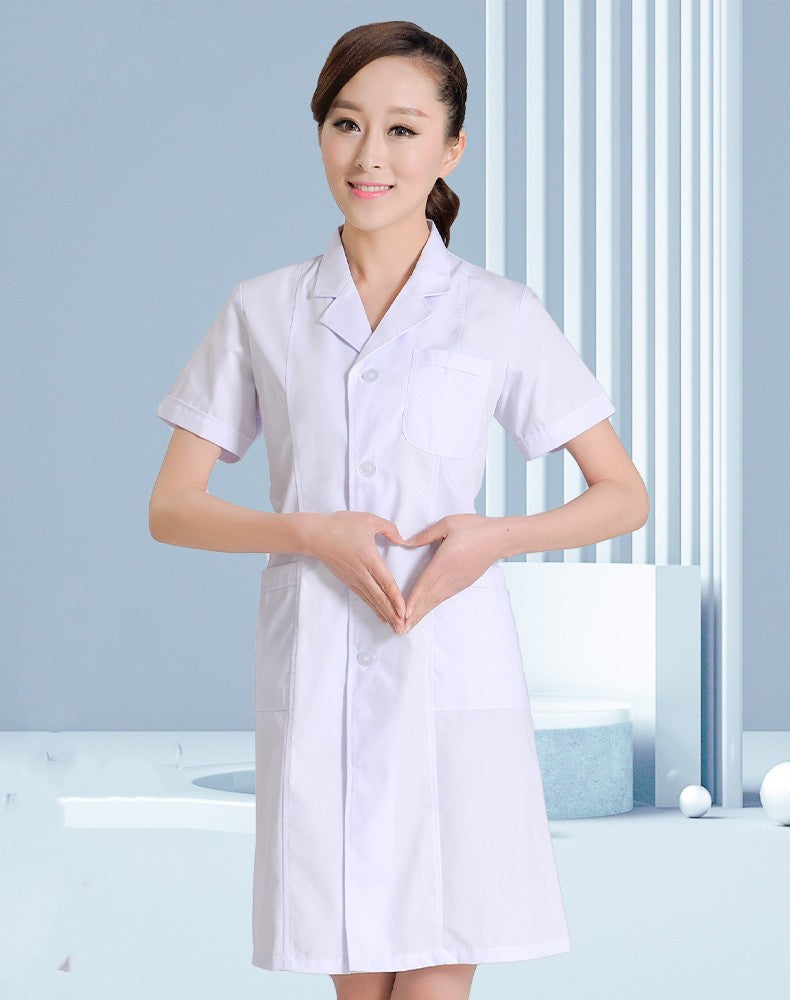 Summer Thin Short Sleeve White Nurse Workwear