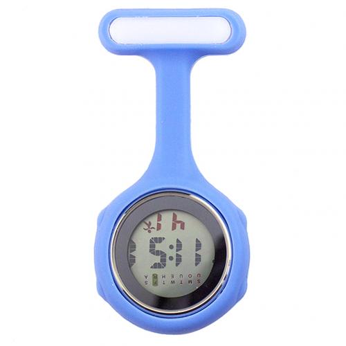 Silent Electronic Luminous Nurse Pocket Watch in Silicone