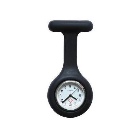 Silicone Nurse Watch with Plastic Pin and Case