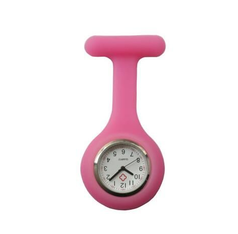 Silicone Nurse Watch with Plastic Pin and Case