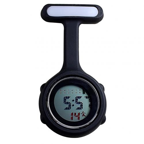 Silent Electronic Luminous Nurse Pocket Watch in Silicone