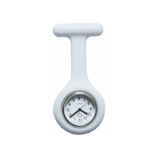 Silicone Nurse Watch with Plastic Pin and Case