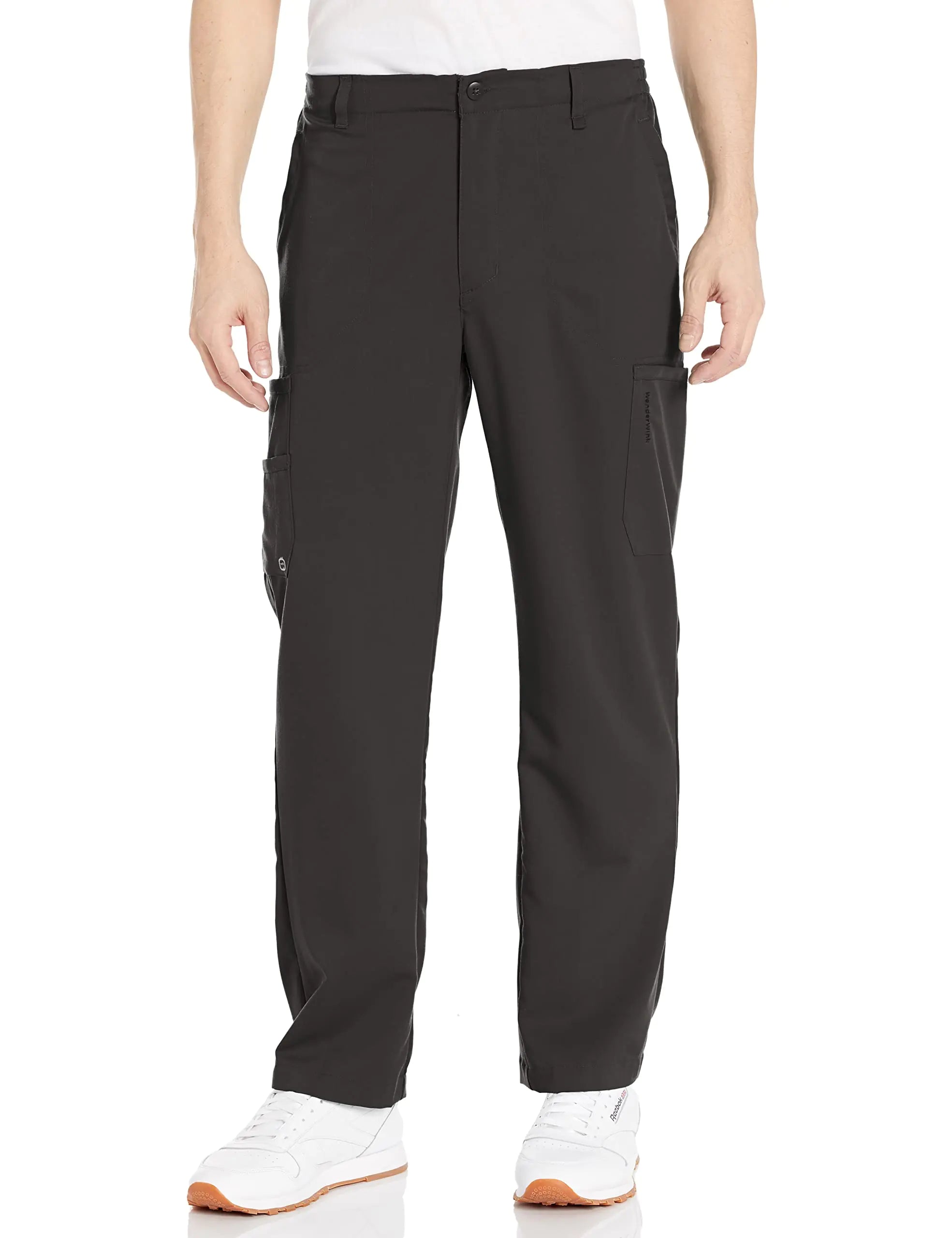 WonderWink Mens Medical-Scrubs-Pants Medical Scrubs Pants Black XX-Large Short US