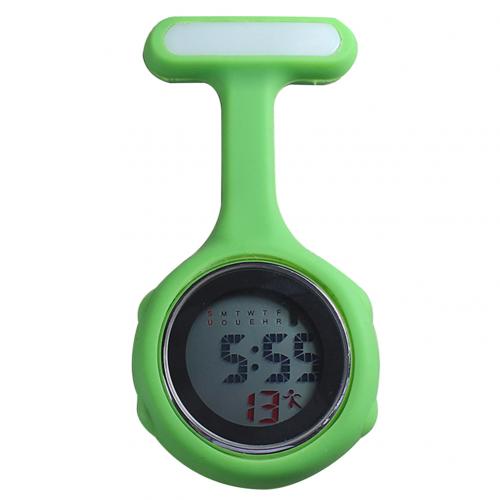 Silent Electronic Luminous Nurse Pocket Watch in Silicone
