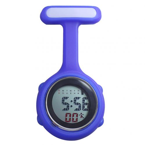 Silent Electronic Luminous Nurse Pocket Watch in Silicone