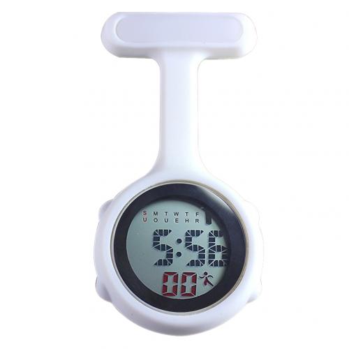 Silent Electronic Luminous Nurse Pocket Watch in Silicone
