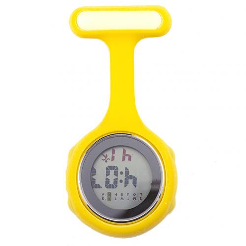 Silent Electronic Luminous Nurse Pocket Watch in Silicone