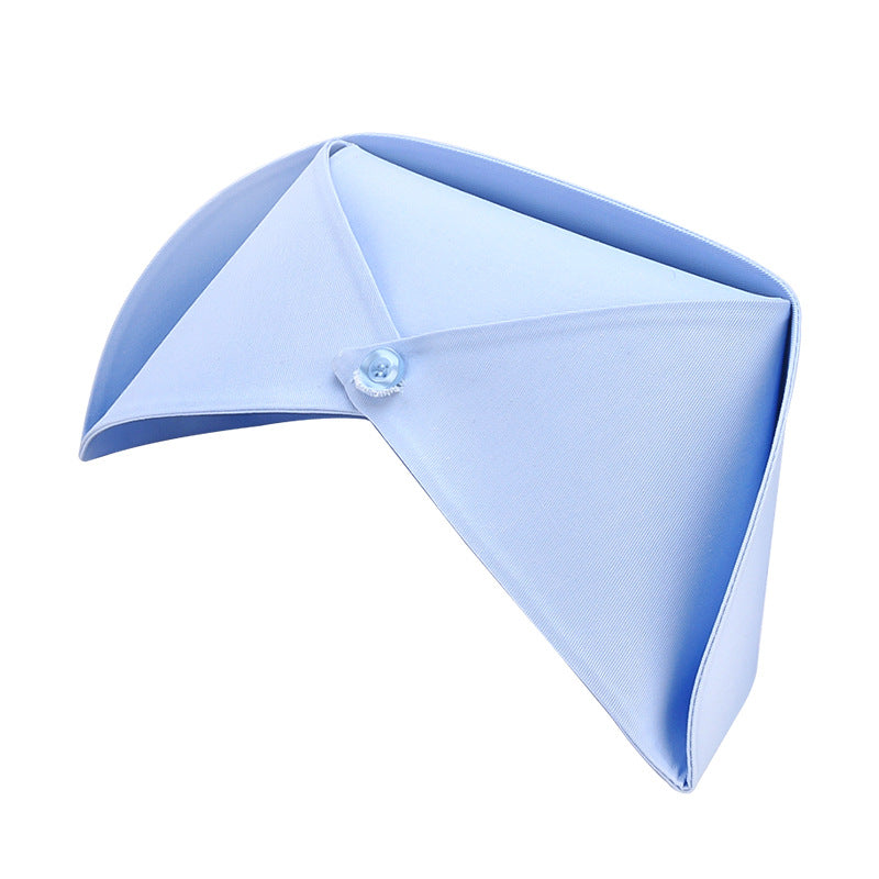 "White Nurse Hat with Blue Tail for Clinics and Schools"