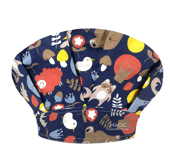 Cute Printed Animal Nurse Hat