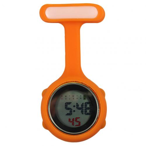 Silent Electronic Luminous Nurse Pocket Watch in Silicone